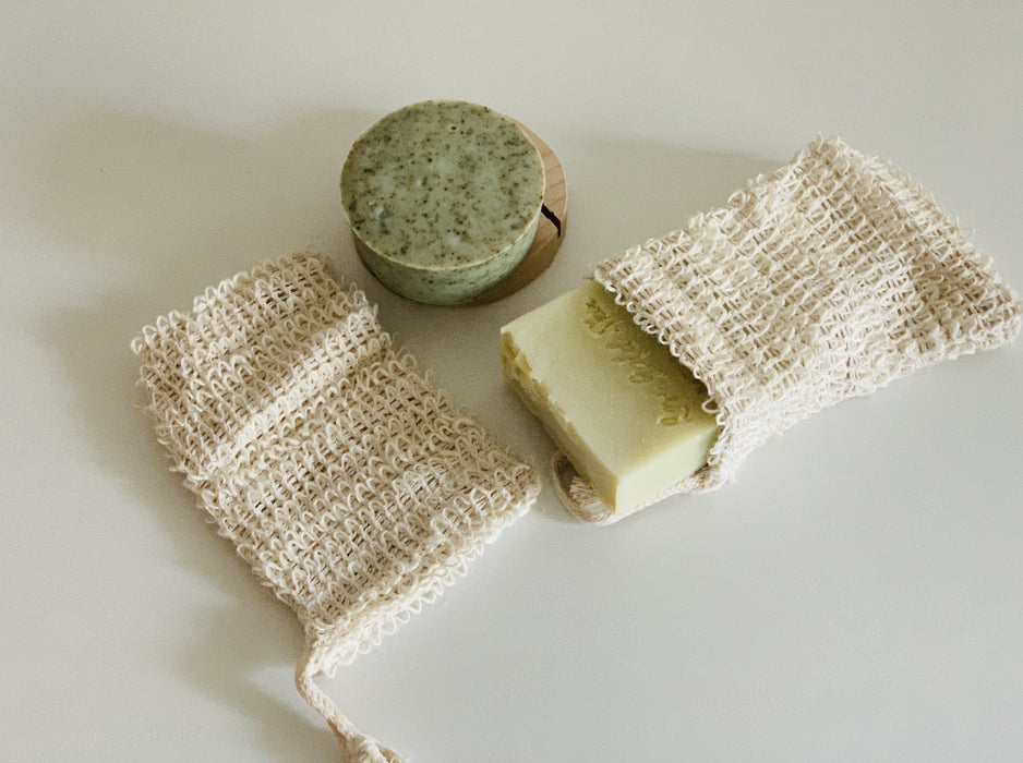 Natural Exfoliating Sisal Soap Saver